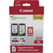 CARTOUCHE D'ENCRE CANON PIXMA PG-545XL/CL-546XL PHOTO 50 FEUILLES PACK DE 2
