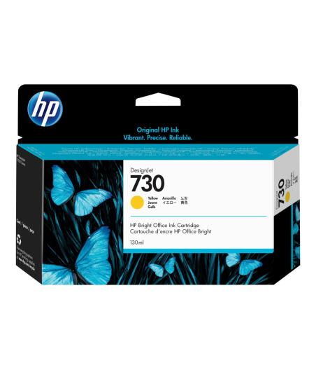 CARTOUCHE D'ENCRE HP 730 130 ML YELLOW INK CARTRIDGE