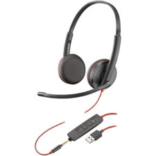 CASQUE HP POLY BLACKWIRE C3225 JACK 3.5MM 3200 SERIES 90DB NOIR