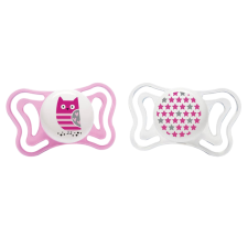 LOT DE 2 SUCETTES PHYSIO-LIGHT SILICONE DES 6-16M ROSE