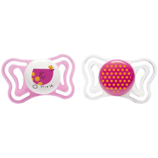 LOT DE 2 SUCETTES PHYSIO-LIGHT SILICONE 16-36M ROSE