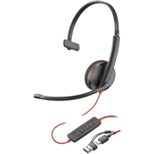 CASQUE HP POLY BLACKWIRE 3210 MONO CASQUE USB-C NOIR