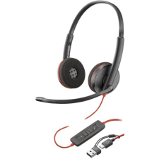 CASQUE HP POLY BLACKWIRE 3220 STEREO USB-C NOIR