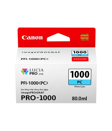 CARTOUCHE D'ENCRE CANON PFI-1000PC - PHOTO CYAN