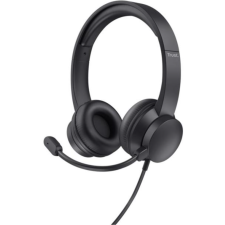 CASQUE TRUST HS-201 USB-A PLASTIQUE ABS NOIR
