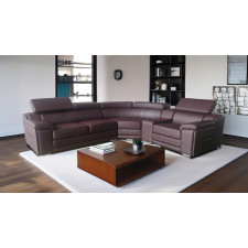 CANAPE PANORAMIQUE IBT993 4PC MARRON