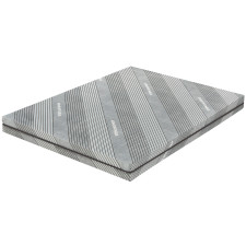 MATELAS MOUSSE IMPRIME POLYURETHANE 90X190X15 GRIS