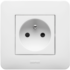 PRISE DE COURANT DEBFLEX DEB749658 -2 POLES + TERRE - BLANC