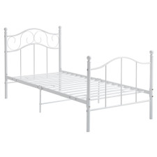LIT EN FER FORGE 190X140 BLANC