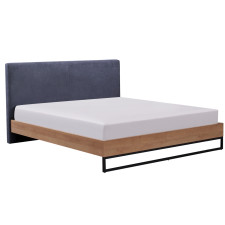 LIT  DZ43 160X200 CHENE MARBRE GRIS