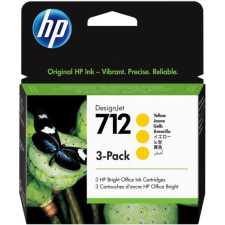 CARTOUCHE D'ENCRE HP 712 29ML JAUNE PACK DE 3