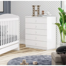 COMMODE RANGEMENT  IA710-10  5T- 750X930X480 BOIS-BLANC