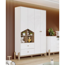 ARMOIRE ENFANT I130-190 BLANCHE