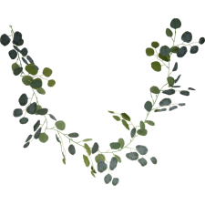 GUIRLANDE DECORATIVE EUCALYPTUS 180CM VERT