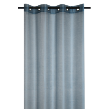 VOILAGE LINWOOD 100% POLYESTER 140X260CM BLEU CANARD