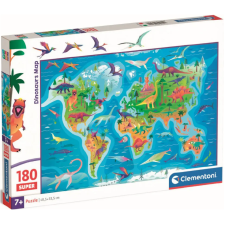 COFFRET 10 PUZZLES 180 PIECES DINOSAURS CLEMENTONI 7ANS+