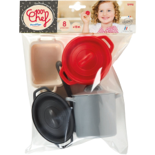 CASSEROLES ET ASSIETTES 100% CHEF ECOIFFIER 8PIECES 18MOIS+