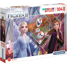 PUZZLE SUPERCOLOR LA REINE DES NEIGES 2 MAXI 104 PIECES 4ANS+