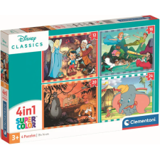 PUZZLE CLEMENTONI 4 EN 1 DISNEY CLASSICS 3ANS+