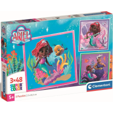 PUZZLE CLEMENTONI ARIEL DISNEY JUNIOR 3X48 PCES 5ANS+