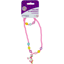 COLLIER ET BRACELET PENDENTIF LICORNE FERRY