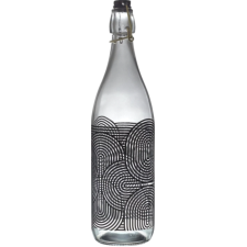 BOUTEILLE EN VERRE A CLAPET LOUNGE 1L NOIR