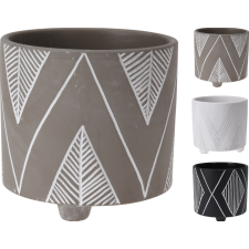 CACHE-POT EN CERAMIQUE 14X13CM COULEURS ASSORTIES