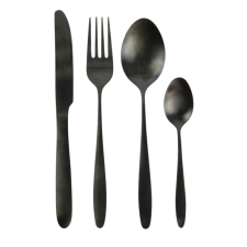 MENAGERE JUDE 16 PIECES EN ACIER INOXYDABLE NOIR