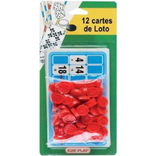 12 CARTES DE LOTO KIMPLAY 3ANS+