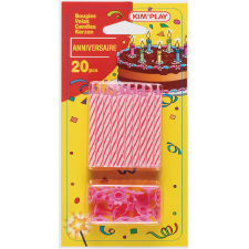 20 BOUGIES ROSES KIMPLAY