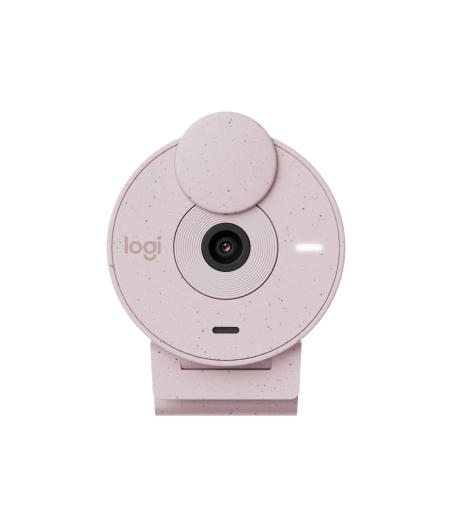 WEBCAM LOGITECH BRIO 300 - FULL HD - 1080P - ROSE