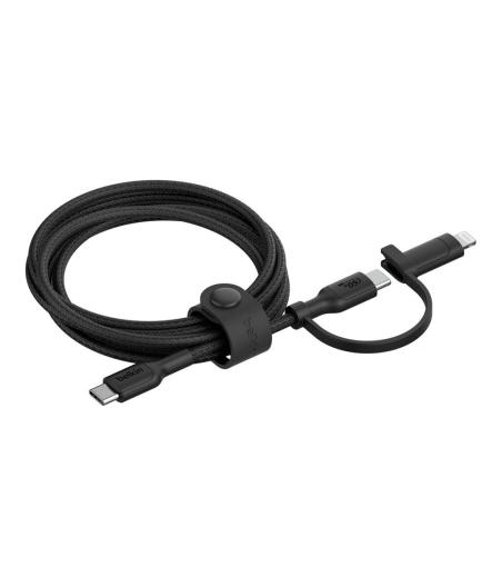 CABLE USB BELKIN CAC003HQ 2-IN-1 USB-C ET LIGTNING