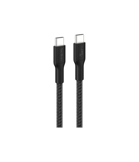 CABLE USB BELKIN CAB025HQ3MBK USB-C POUR USB-C - 3M - 240W