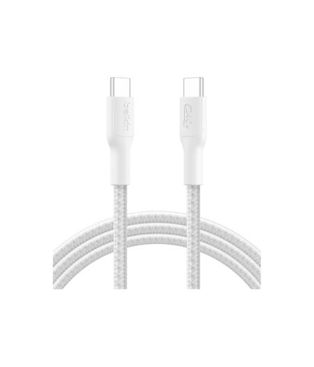 CABLE USB BELKIN CAB025HQ2MWH USB-C POUR USB-C 240W - 2M