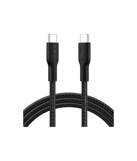 CABLE USB BELKIN CAB025HQ2MBK USB-C POUR USB-C - 2M - 240W