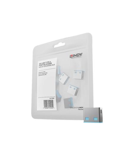 BLOQUEUR DE PORTS USB LINDY 40462 - 10 PIECES