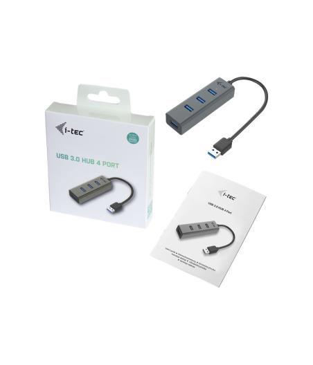 CONCENTATEUR (HUB) I-TEC USB 3.0 METAL PASSIVE - 4 PORTS