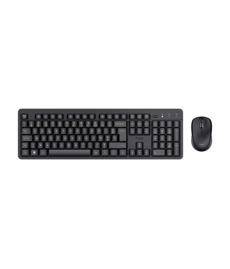 CLAVIER ET SOURIS TRUST ODY II (FR) NOIR
