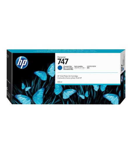 CARTOUCHE D'ENCRE HP 747 300 ML BLEU CHROMATIQUE