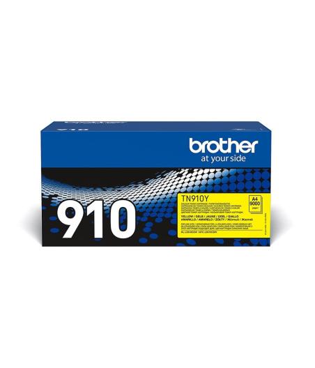 CARTOUCHE DE TONER BROTHER TN910Y JAUNE 9000 PAGES