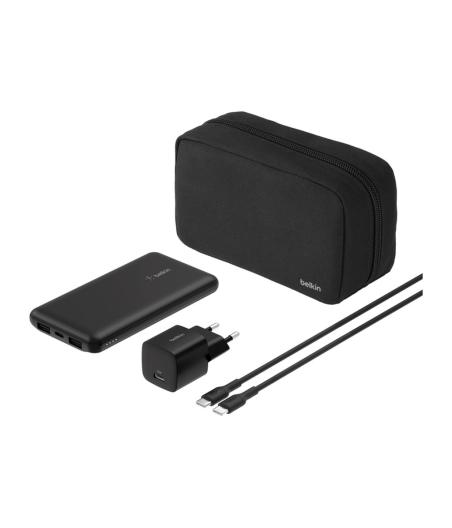 BANQUE D'ALIMENTATION + ADAPTATEUR SECTEUR BELKIN BU041KQBK 10K MAH