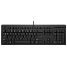 CLAVIER ET SOURIS HP 125 G2 USB WIRED KEYBOARD (FR) NOIRS