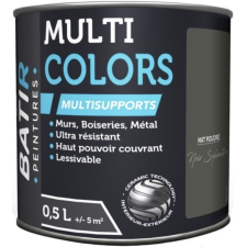 PEINTURE ACRYLIQUE RECA BAT113843 - NOIRE SYLVESTRE - 0,5L MAT