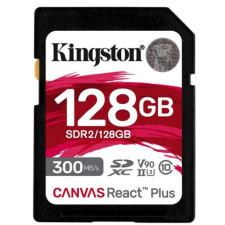 CARTE MEMOIRE KINGSTON 128GO CANVAS REACT PLUS SDXC