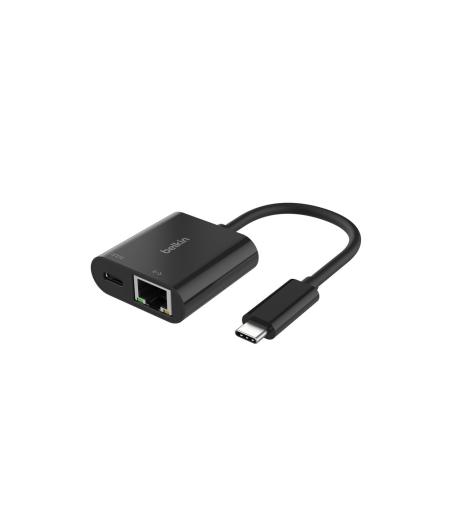 CARTE RESEAU BELKIN USB-C ETHERNET ADAPTER 100W PD