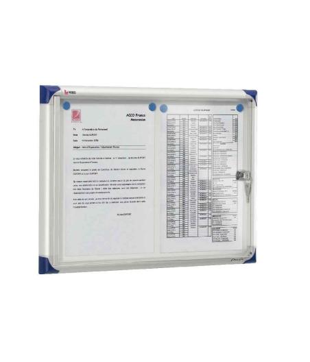 VITRINE D'EXTERIEUR FOND MAGNETIQUE 8XA4