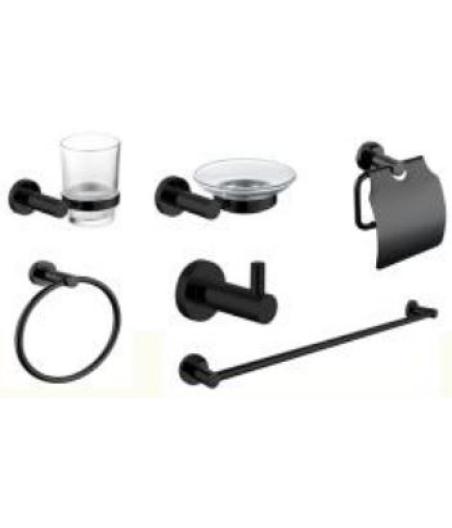 ENSEMBLE D?ACCESSOIRES DE SIX PIèCES SABI BLACK