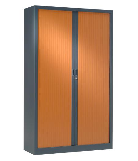 ARMOIRE DEMONTABLE CLASS'120 A RIDEAUX 3TABLETTES 198x120 BEIGE