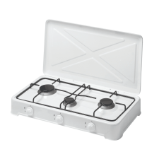 RECHAUD A GAZ R6003 3 FEUX BLANC