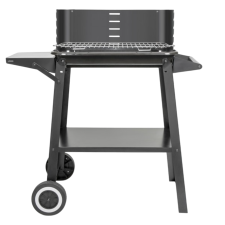 BARBECUE A CHARBON LIVOO DOC328 AVEC 2 ROUES NOIR